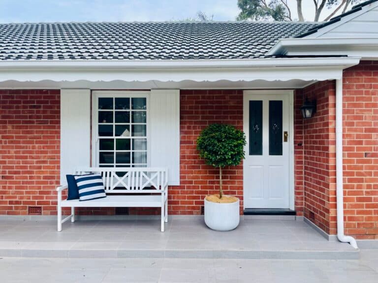 A garden made sale-ready for open inspections in Adelaide
