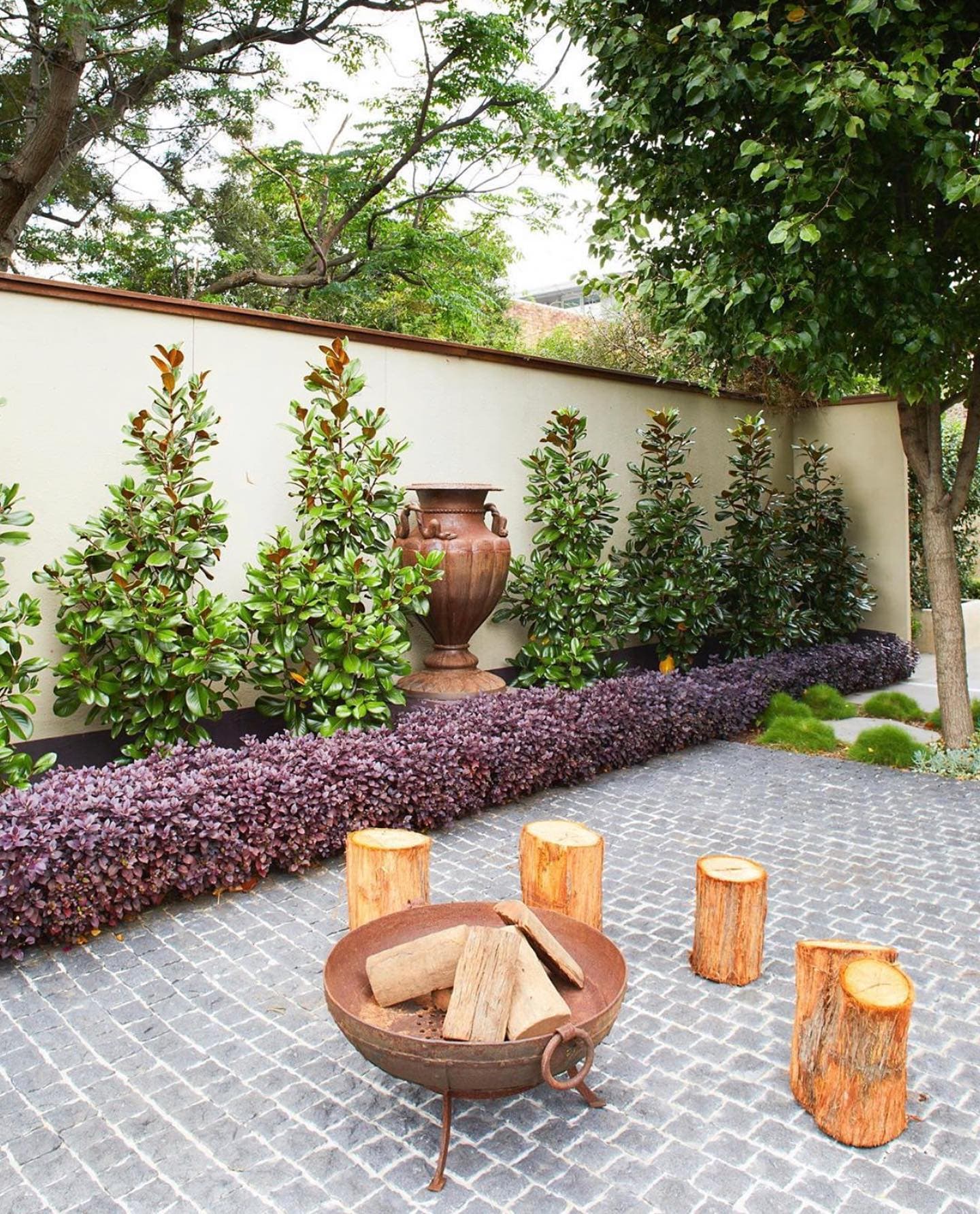 Layered planting and a feature tree in a completed Adelaide garden